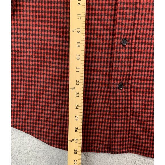 Chaps Shirt Mens Size Large Flannel The Lakeland Knit Shirt Long Sleeve Shirt - Picture 6 of 9